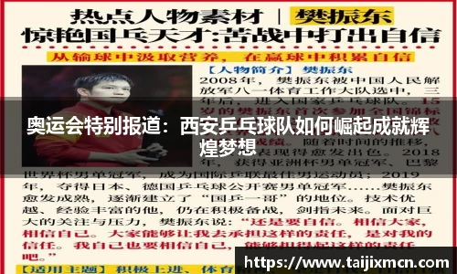 奥运会特别报道：西安乒乓球队如何崛起成就辉煌梦想