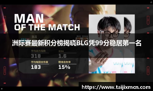 洲际赛最新积分榜揭晓BLG凭99分稳居第一名
